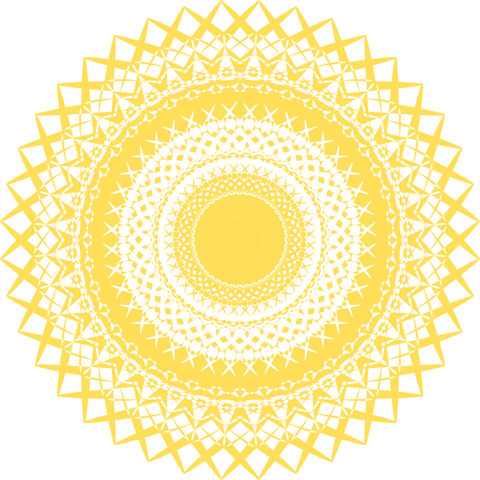 Gold Mandala Illustration png