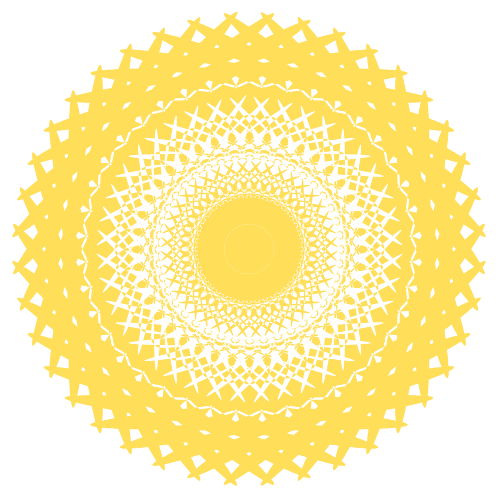 Gold Mandala Illustration png