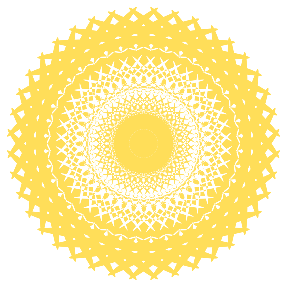 oro mandala illustrazione png