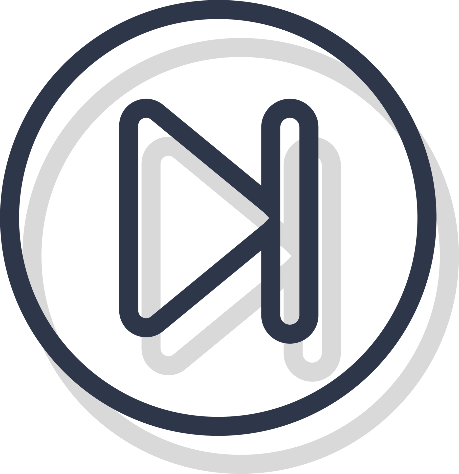 Next icon for media player button interface. Video and audio player
