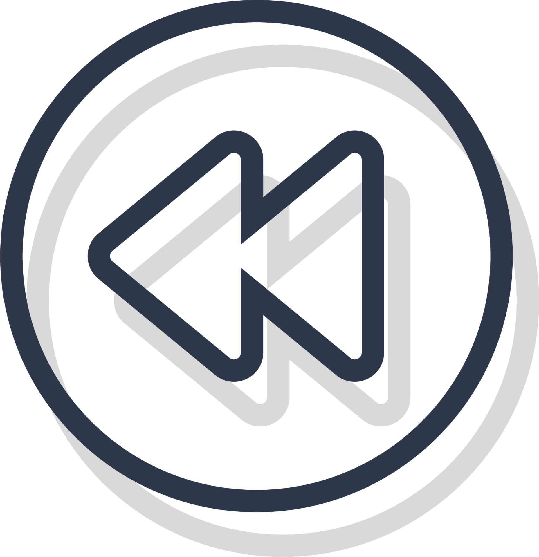 icono de retroceso para la interfaz del botón del reproductor icono de retroceso para la interfaz del botón del reproductor