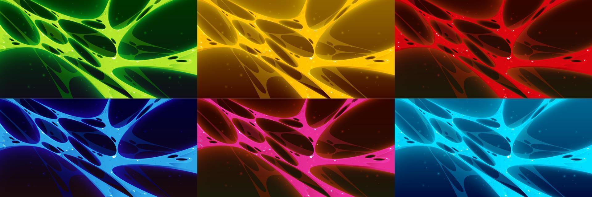 textura de limo pegajoso en color, dibujos animados vectoriales vector