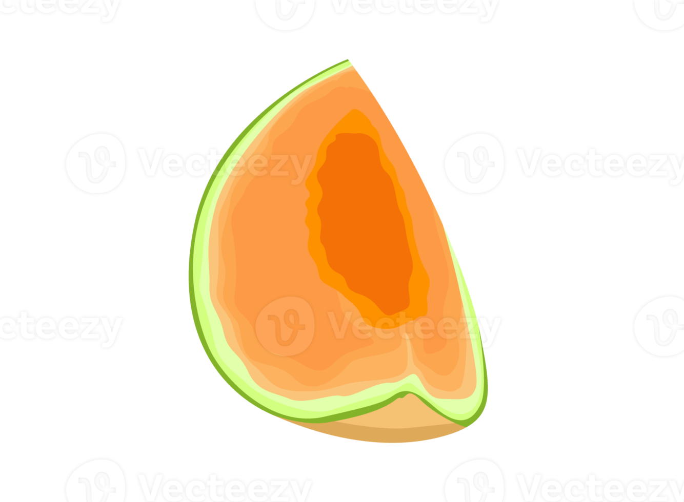 fruta - rodajas de melón fresco png