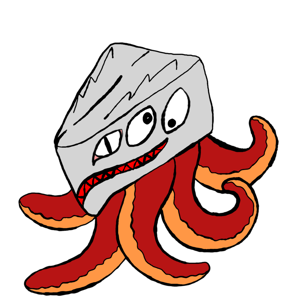 Halloween - polpo alieno mostro cartone animato personaggio png