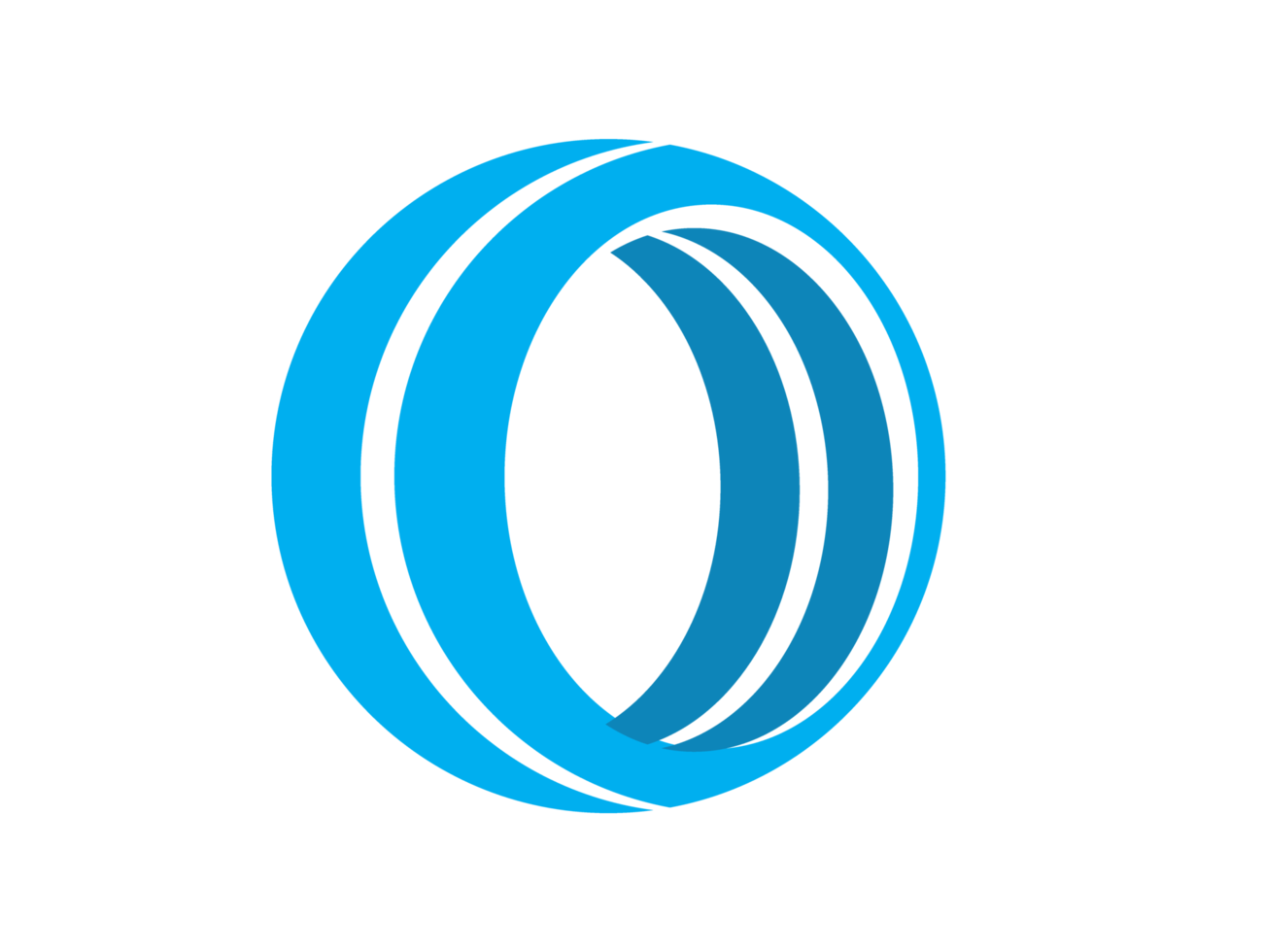 blaues Ring-Logo-Symbol png