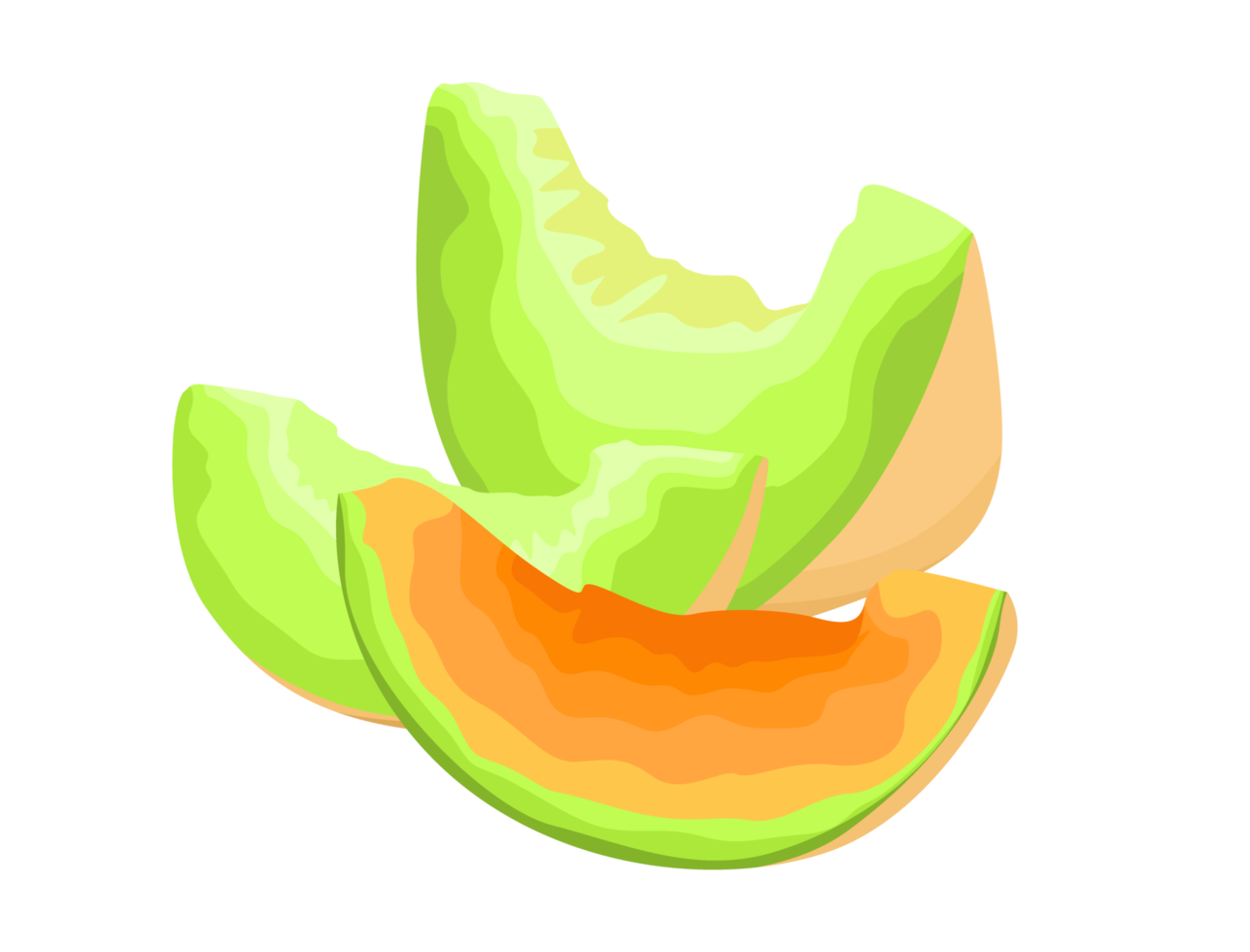 Fruit - Fresh Melon Slices png