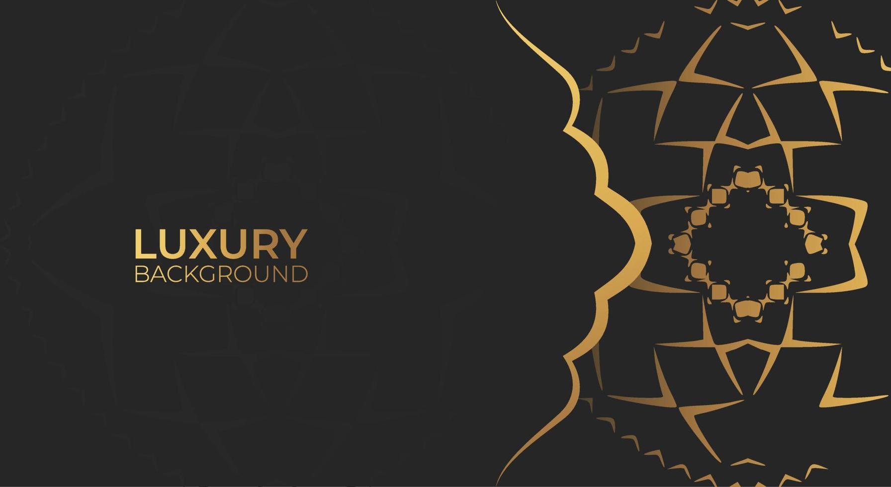 Luxury Islamic background with golden Arabic pattern Islamic eastern style Arabic. Ramadan Style Decorative Mandala. Suitable for themes with Islamic nuances vector
