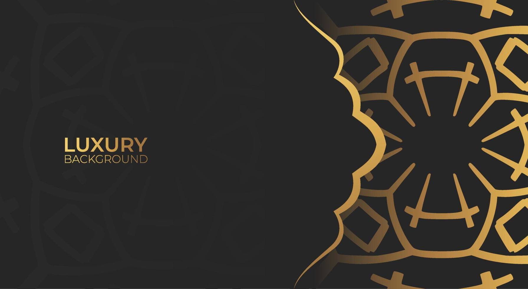 Luxury Islamic background with golden Arabic pattern Islamic eastern style Arabic. Ramadan Style Decorative Mandala. Suitable for themes with Islamic nuances vector