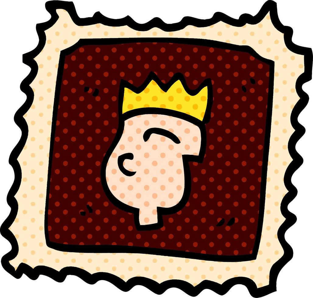 doodle carton stamp vector