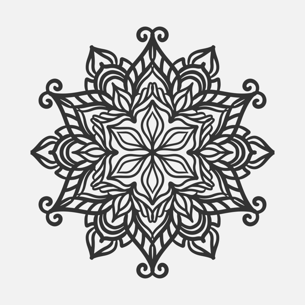 diseño decorativo mandala vector