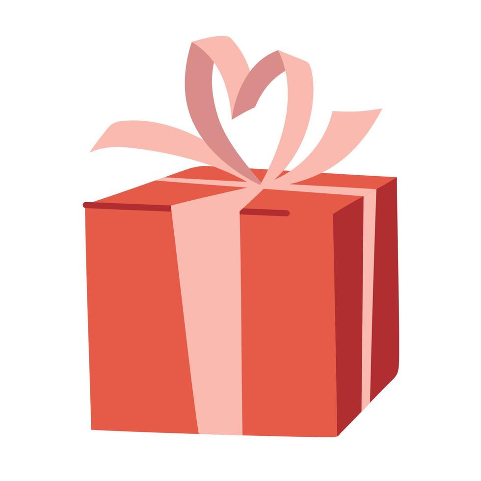 regalo. caja de regalo para la celebración. imagen vectorial vector