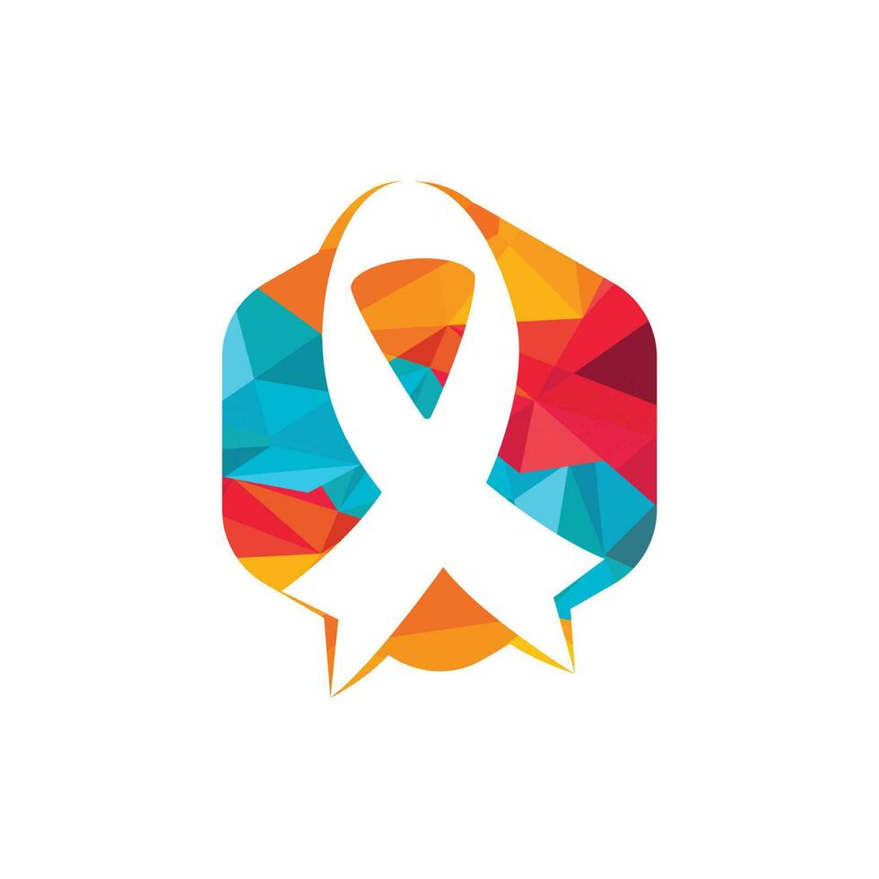 diseño de logotipo de vector de cinta rosa. símbolo de concientización sobre el cáncer de mama. octubre es el mes de la concientización sobre el cáncer de mama en el mundo.