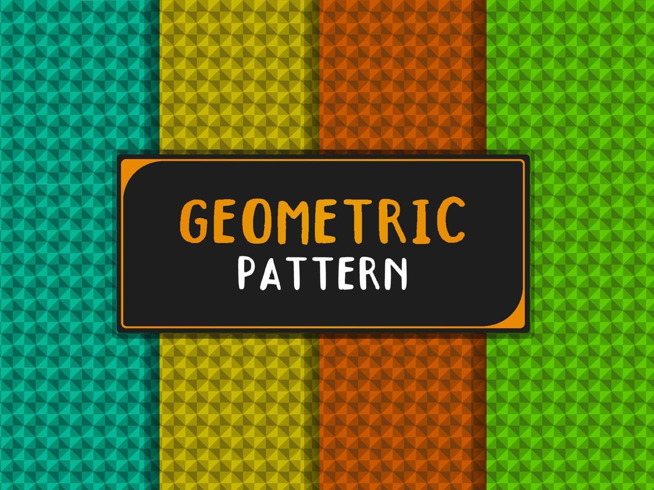 patrón de formas simples de colores geométricos abstractos vector