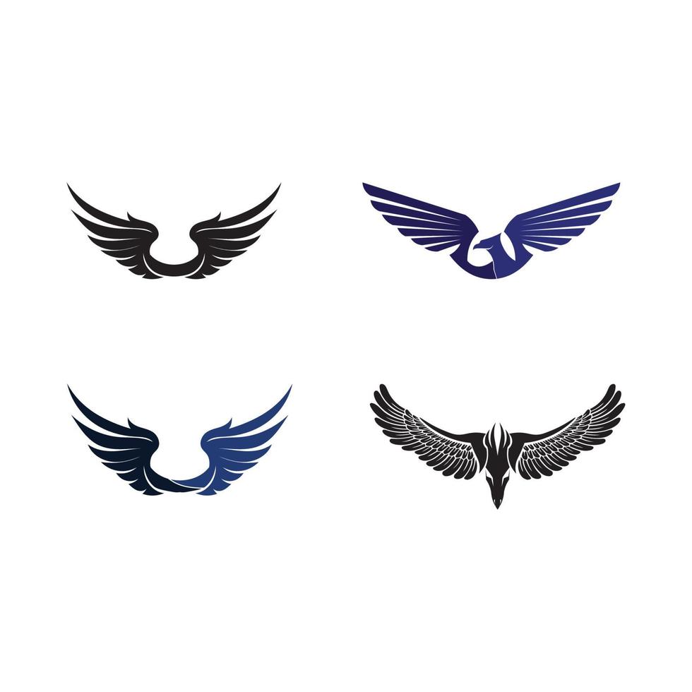 halcón, águila, pájaro, logotipo, plantilla, vector, icono vector