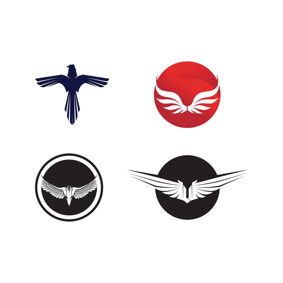 Falcon Eagle Bird Logo Template Vector Icon