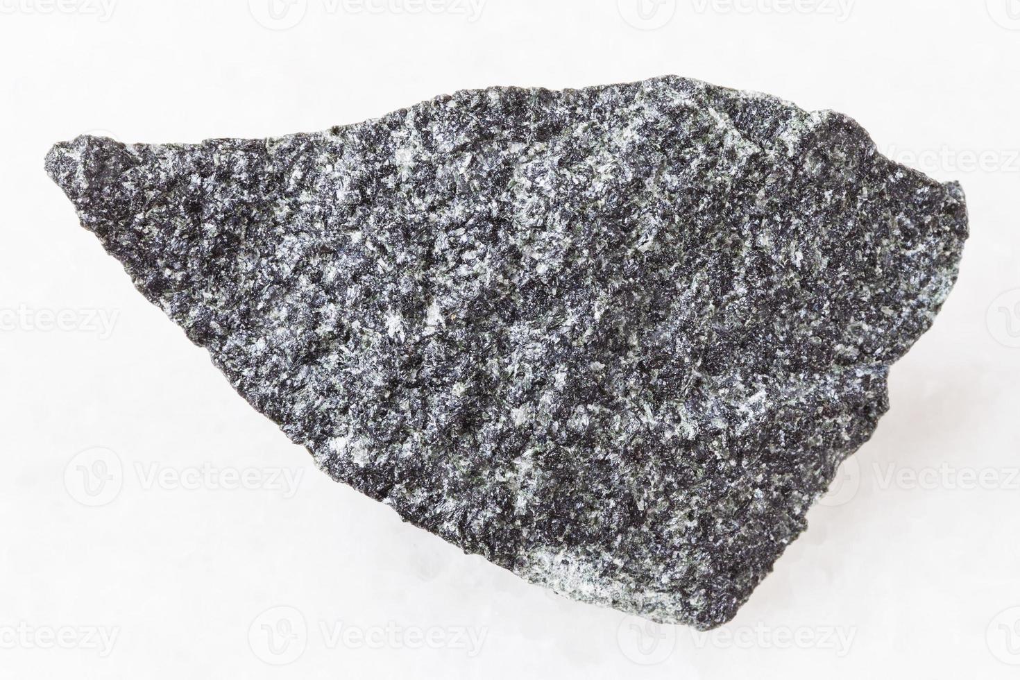 raw dolerite diabase stone on white photo