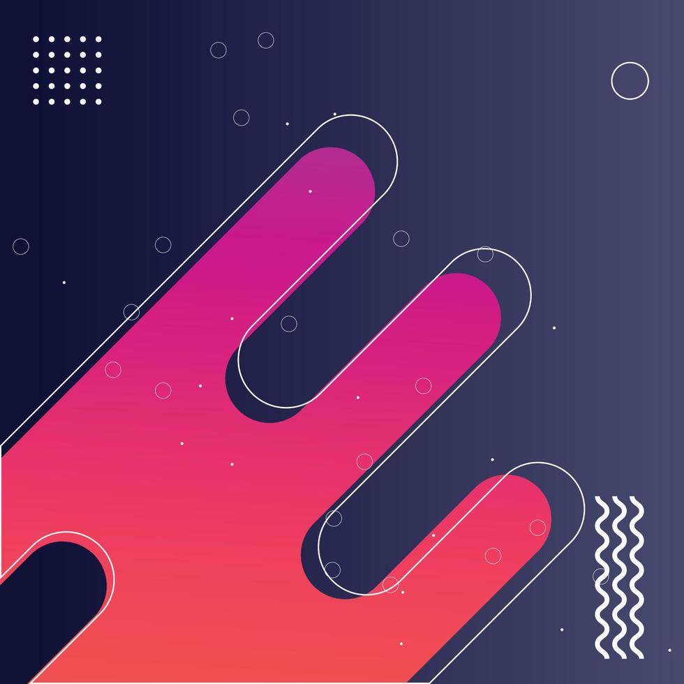 Colorful background in a light theme vector