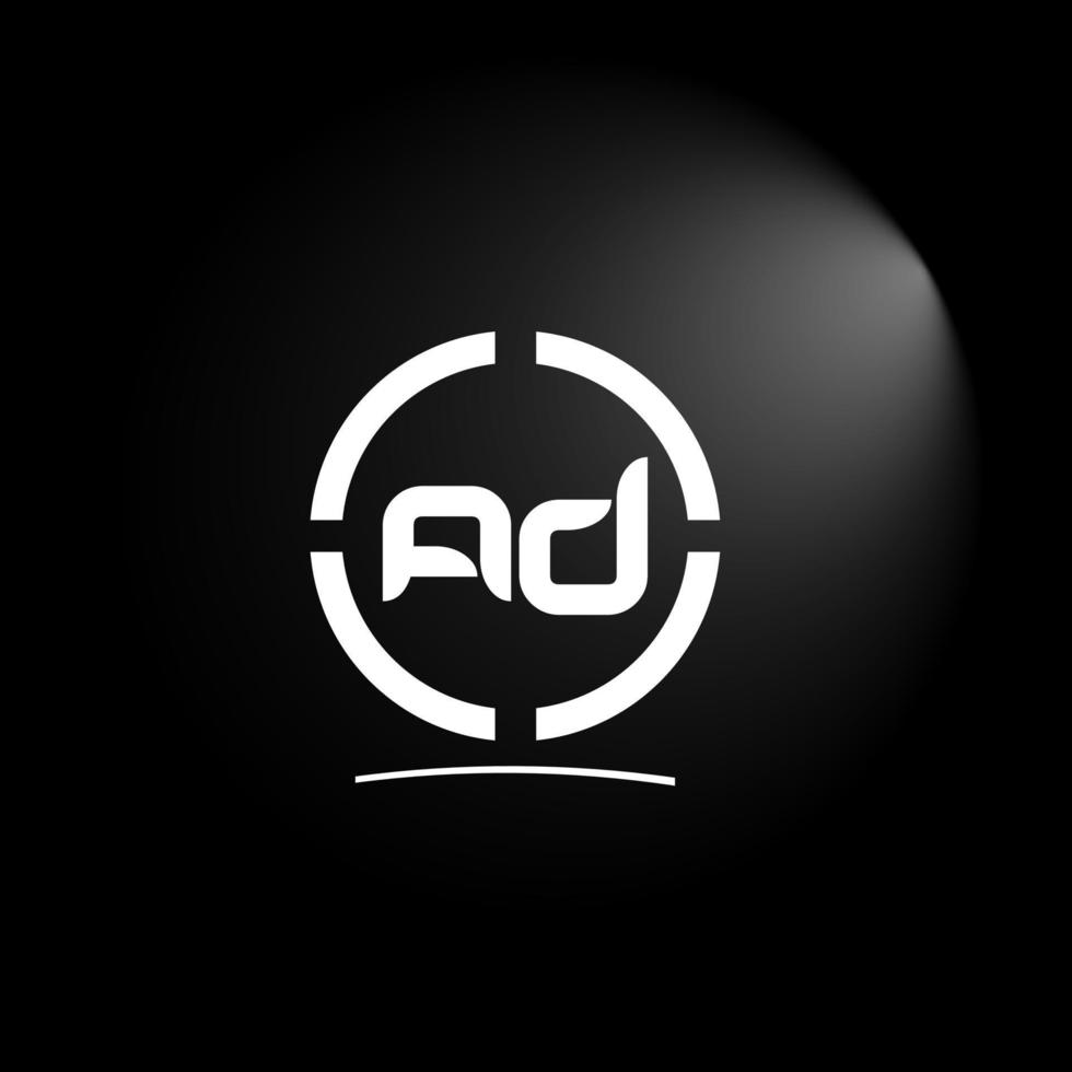 Creative  AD Logo Design Vector