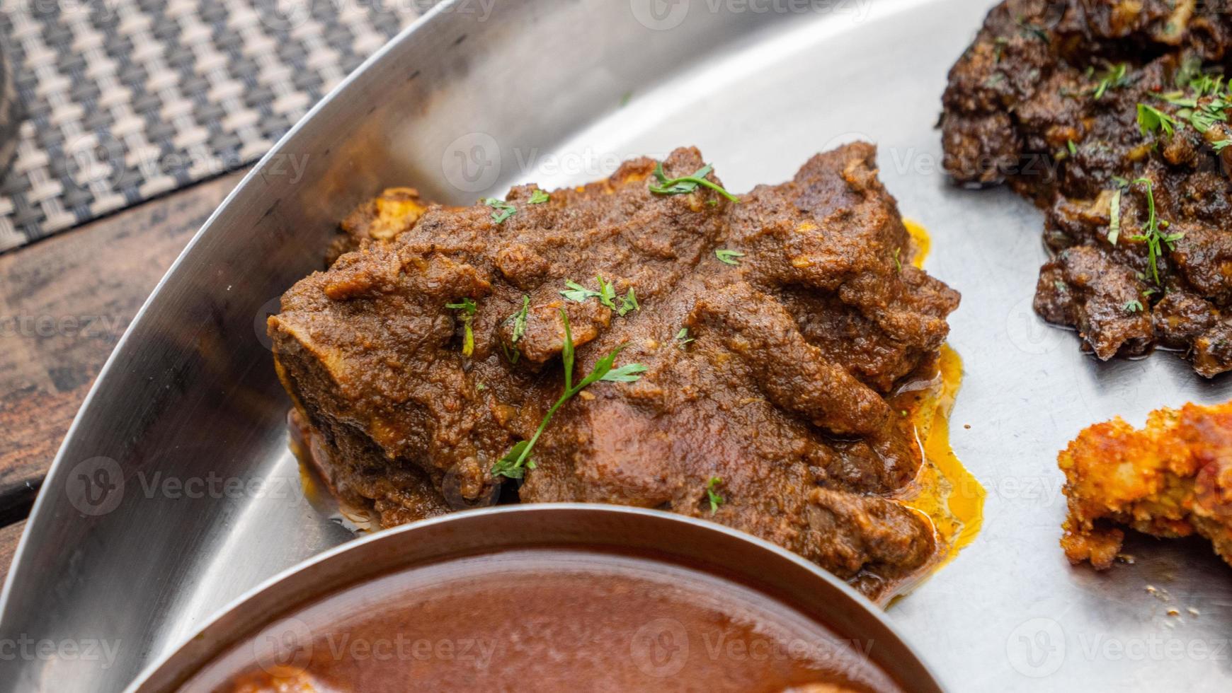 lamb chops on a plate photo