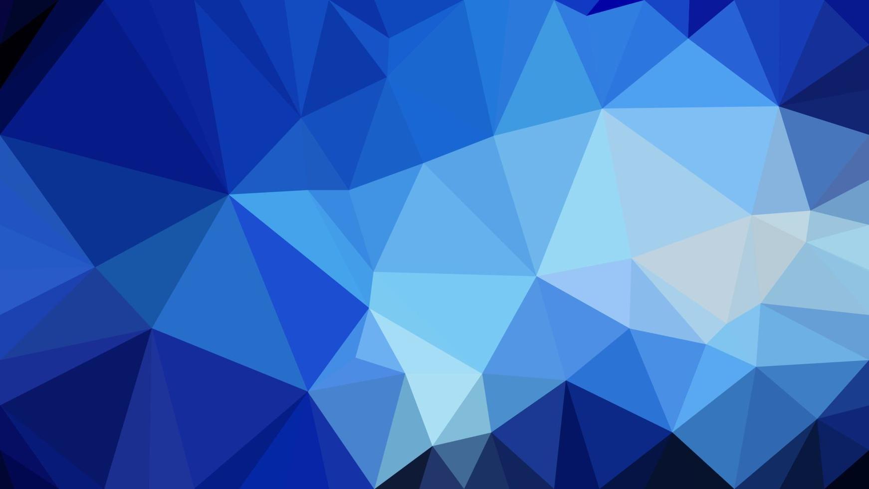 dark blue polygonal background vector