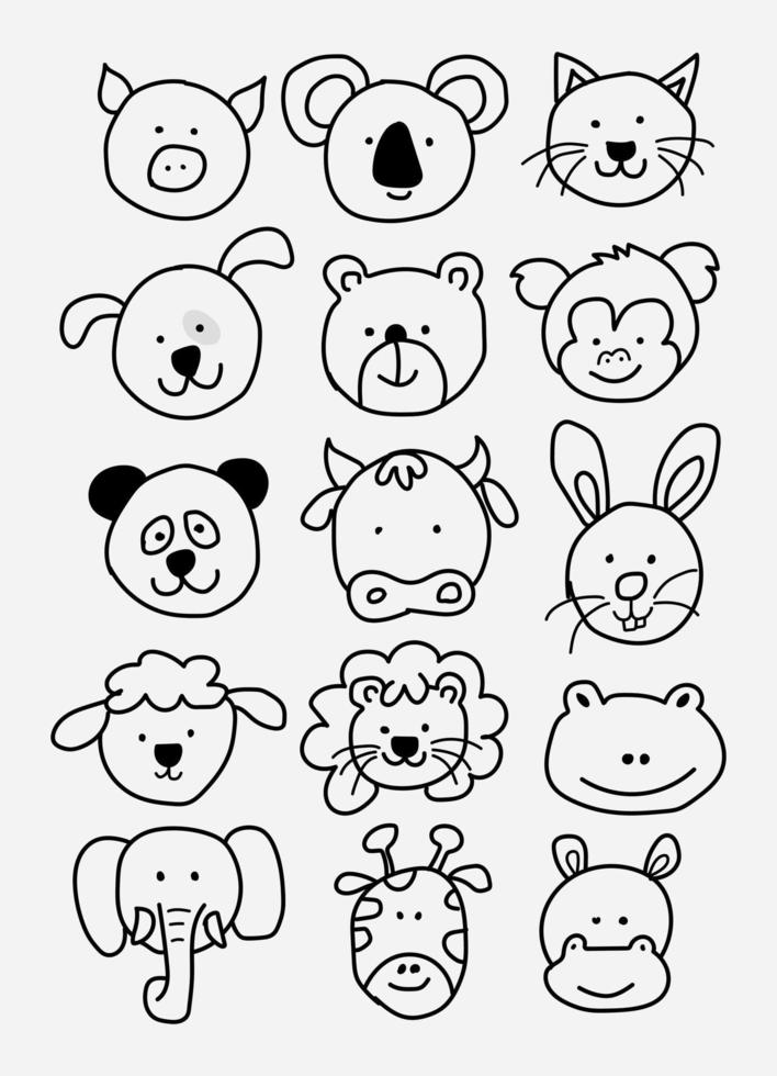 cartoon animals vector