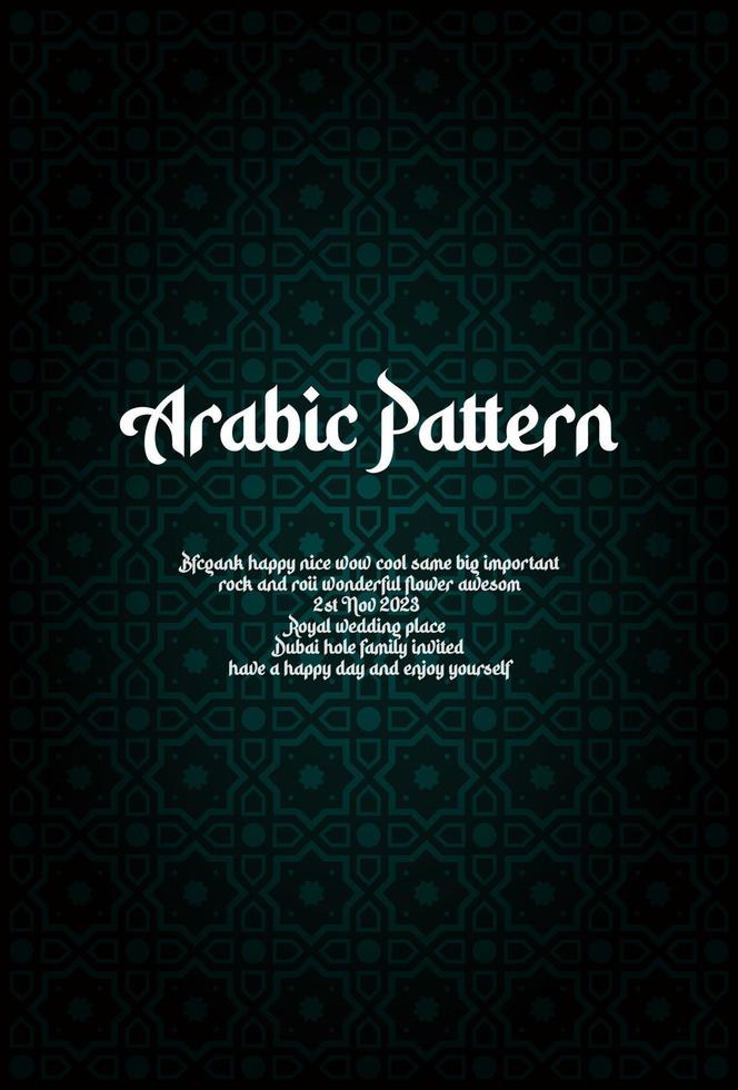 Arabic Pattern vector