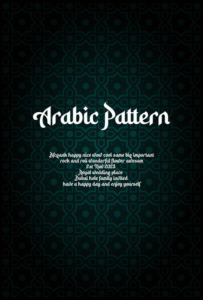 Arabic Pattern vector