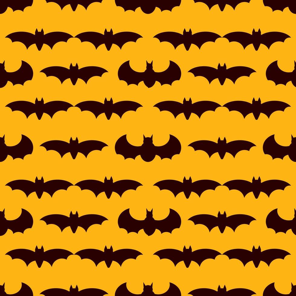 Halloween vector seamless pattern