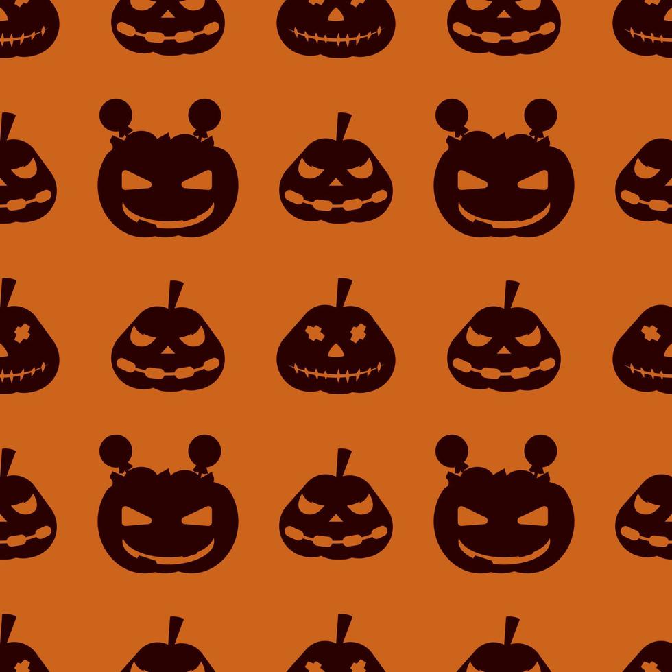 Halloween vector seamless pattern