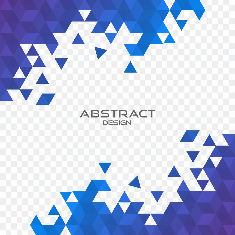 Abstract triangle background. vector