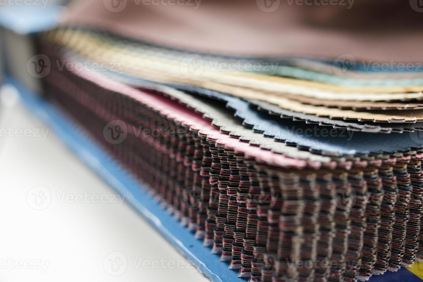 fabric color samples swatch book photo