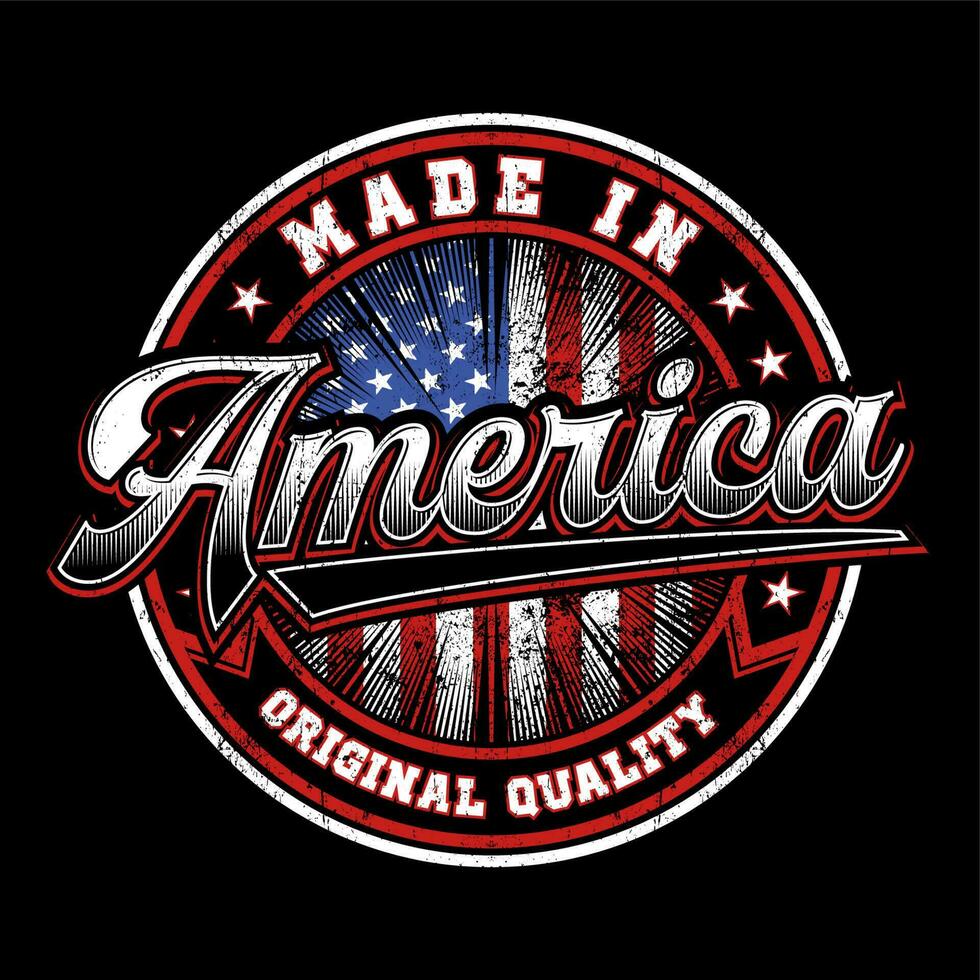 insignia de grunge usa, diseño de vector de sello.