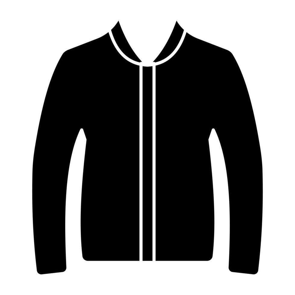 An icon design of long sleeves shirt vector