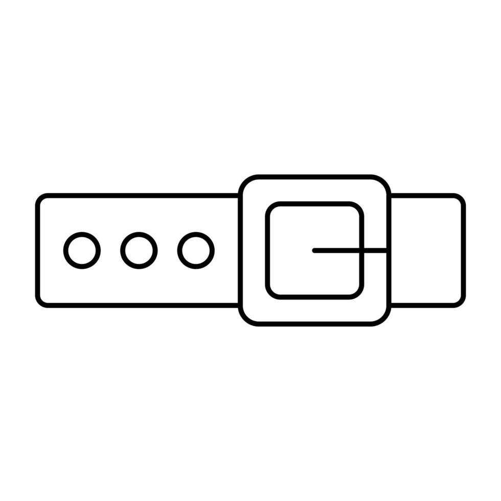 Waist belt icon, editable vector