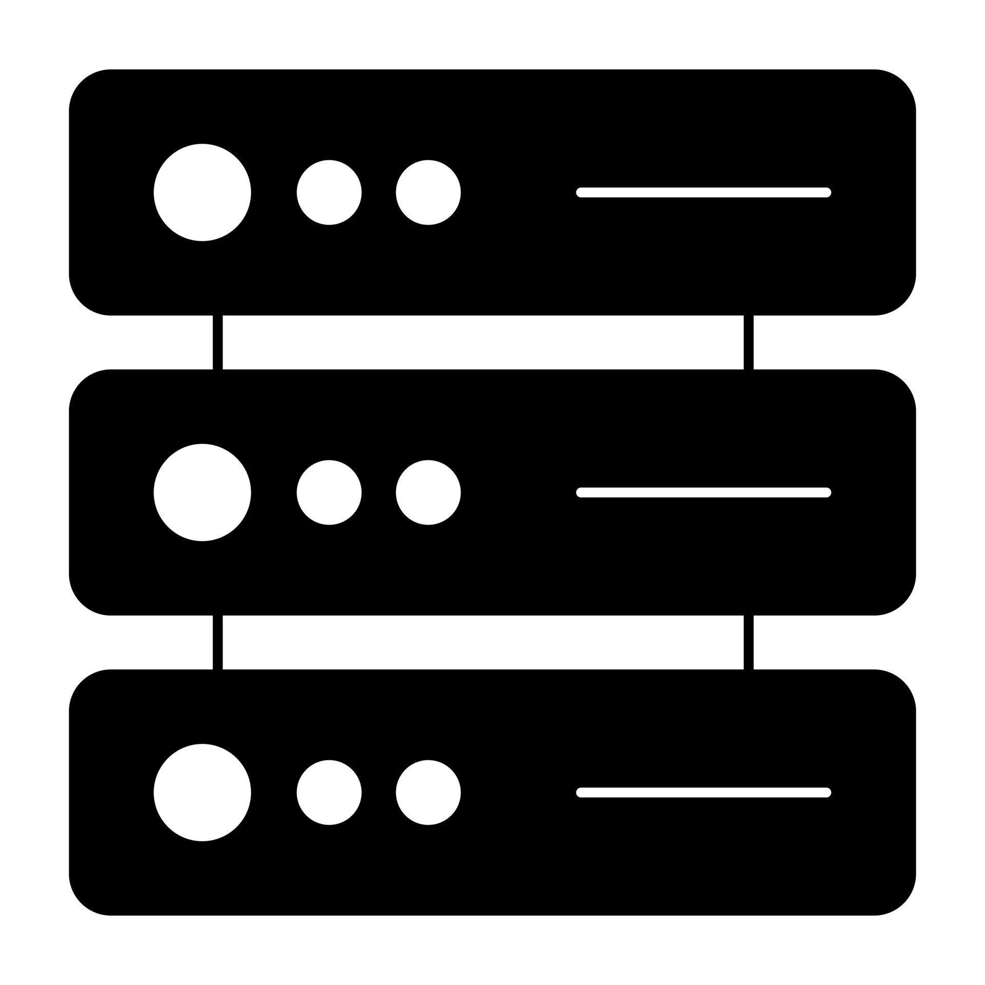 An icon design of data server rack 13003358 Vector Art at Vecteezy