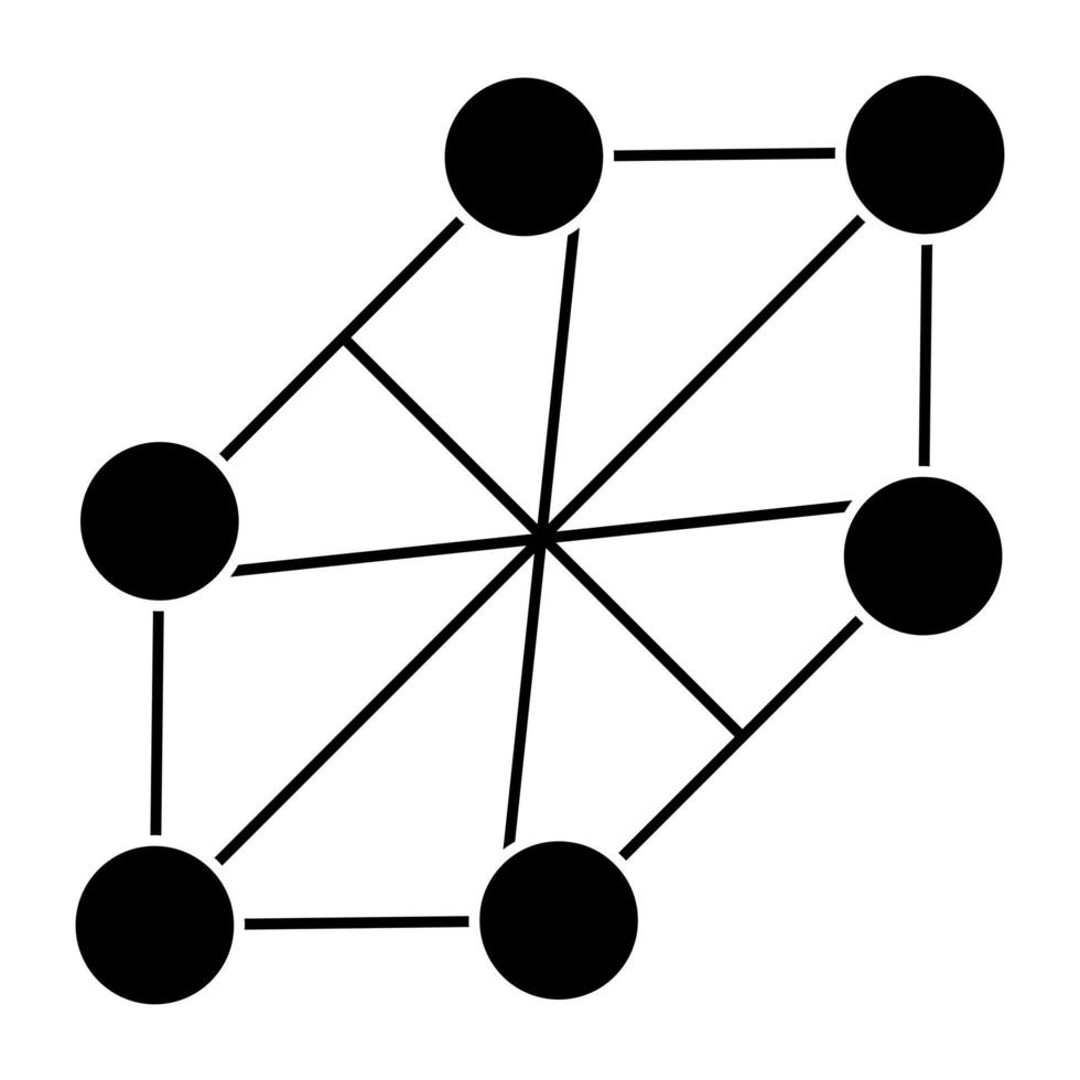 Modern design icon of lattice vector