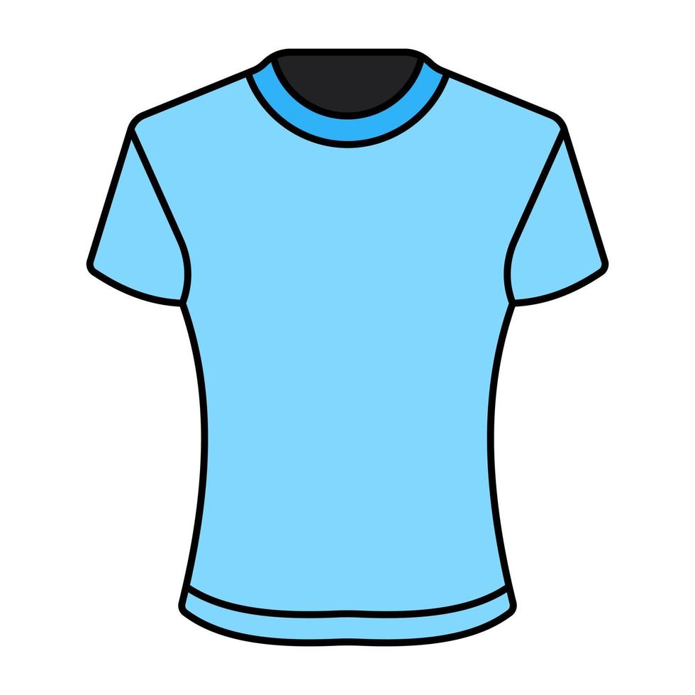 An icon design of shirt vector