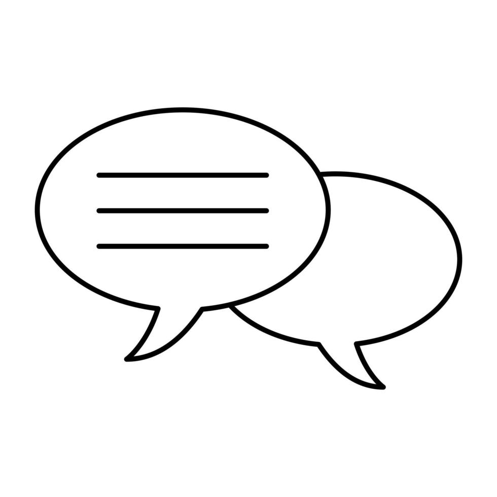 Perfect design icon of chatting vector