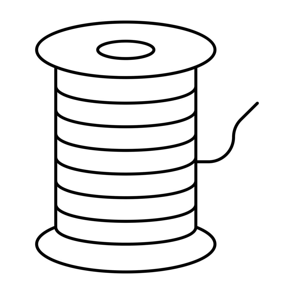 A unique design icon of thread spool vector