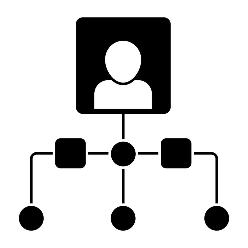 icono de diseño moderno de compartir perfil vector