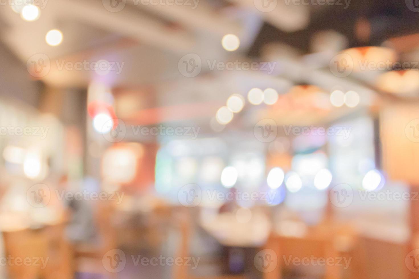 cafetería restaurante interior desenfoque de fondo foto