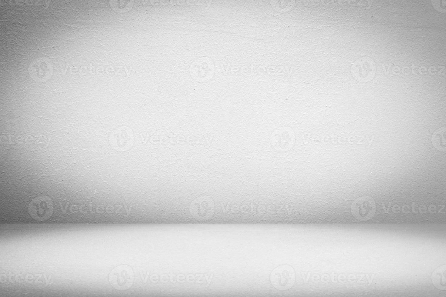 Empty gray concrete floor studio room background photo