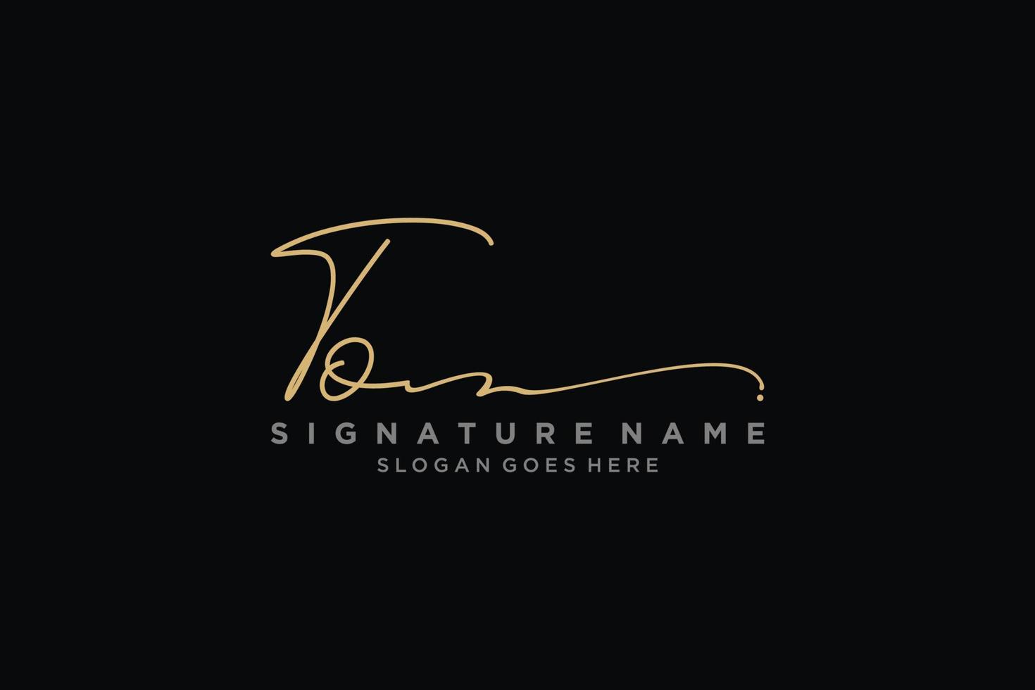 inicial a carta firma logotipo plantilla elegante diseño logotipo signo símbolo plantilla vector icono