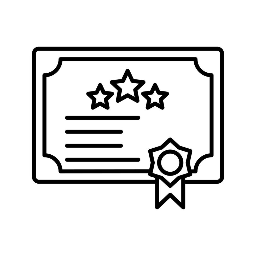 icono de vector de diploma