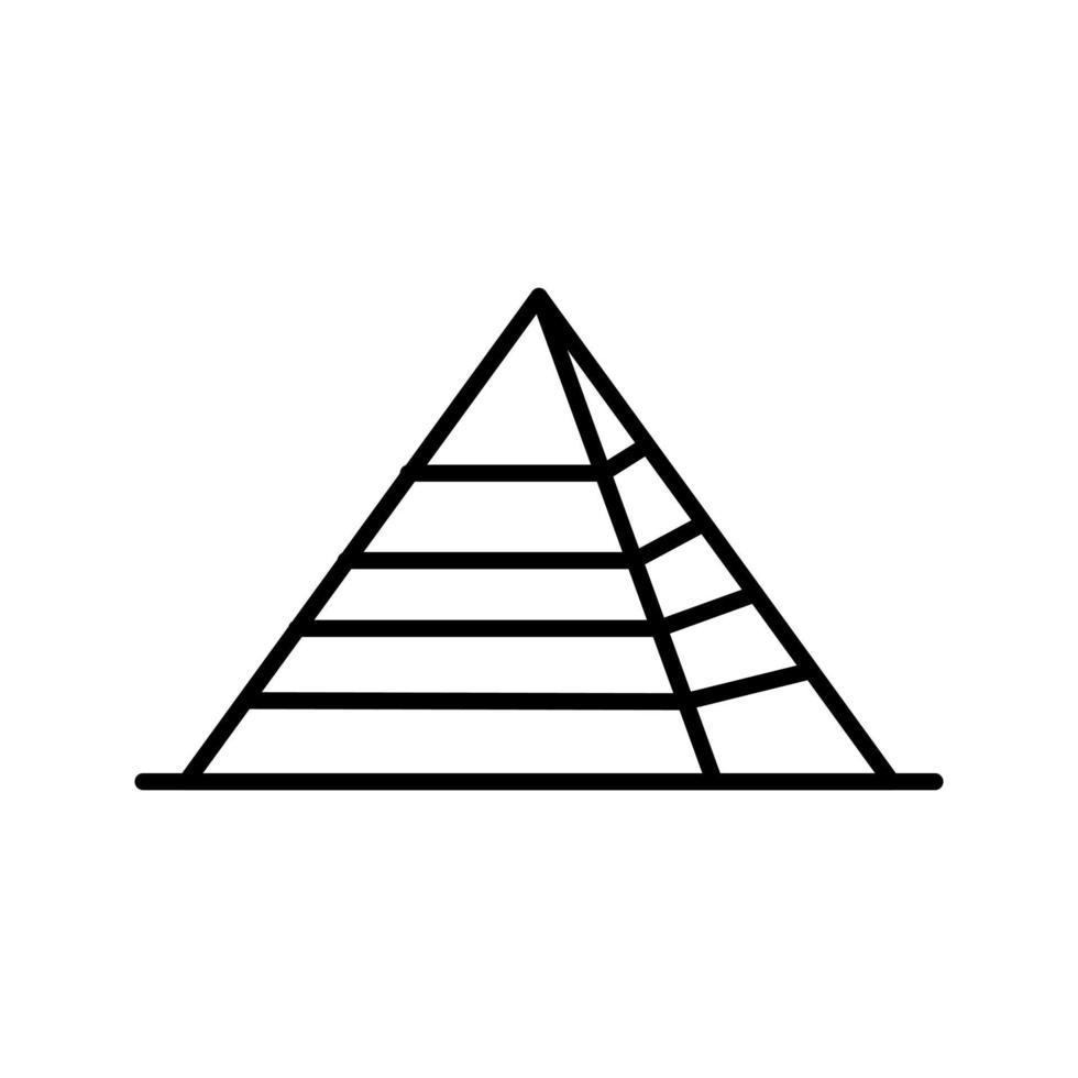 Pyramid Vector Icon