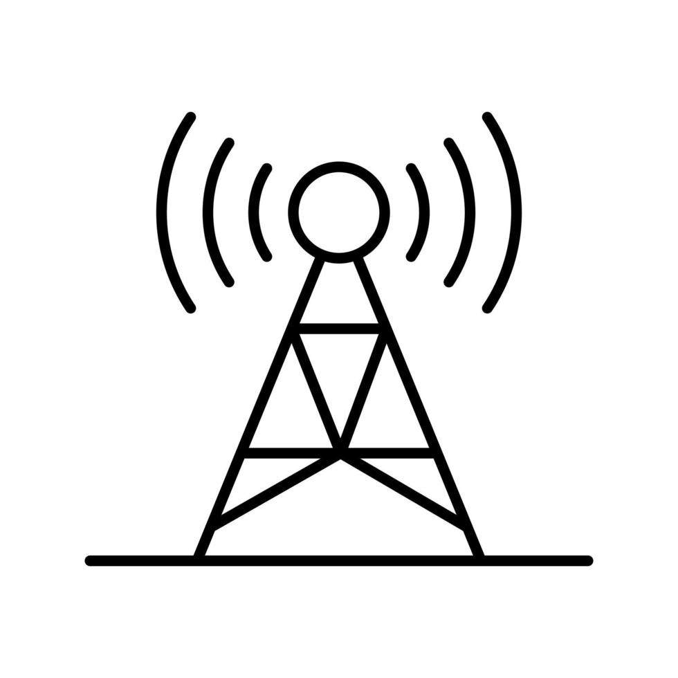 Signal Tower Vector Icon