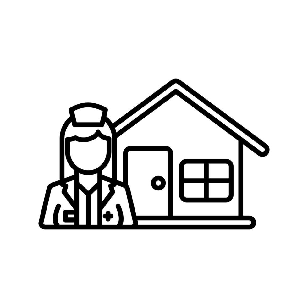 Nursing Home Vector Icon