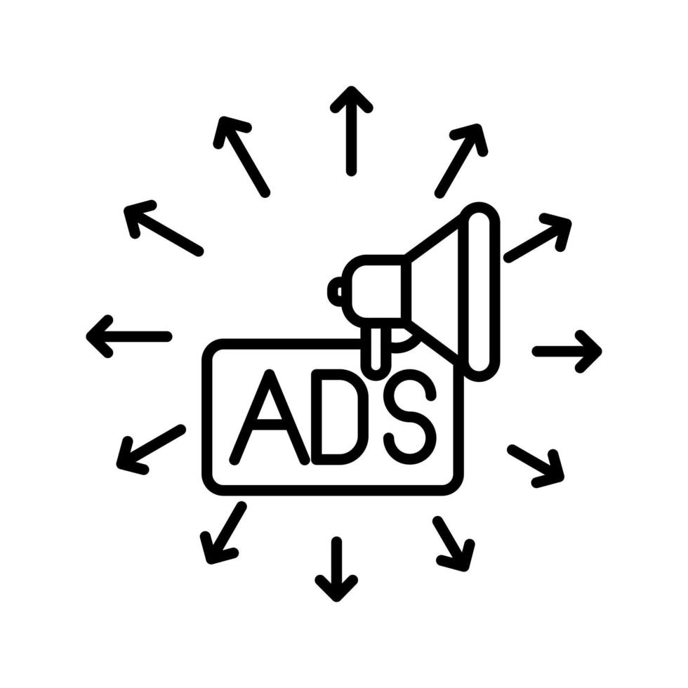 Advertising Submission Vector Icon