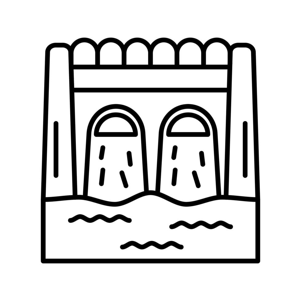 Dam Vector Icon