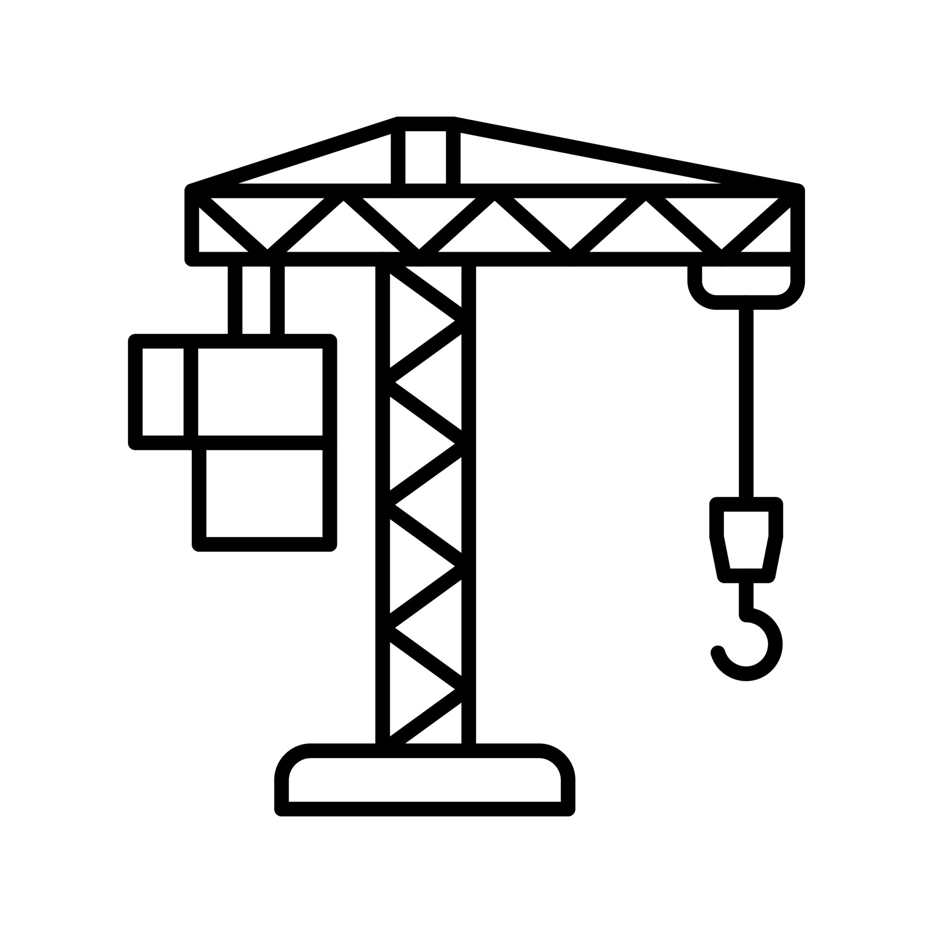 Crane Lifting Vector Icon 13004876 Vector Art at Vecteezy
